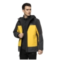 Jack Wolfskin Winter Jacket 3in1 DNA Tundra (very warm, windproof and waterproof) yellow/black Men